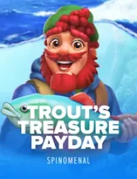 trouts treasure payday game logo